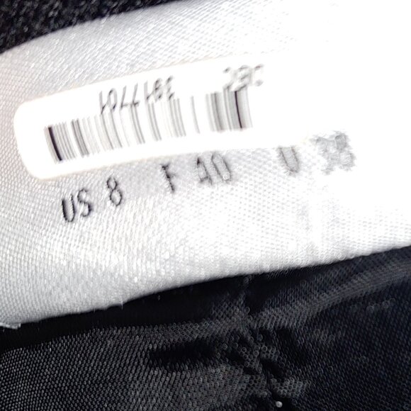 AKRIS PUNTO Wool Blazer Stand Collar Jacket Size 8 Black - Picture 4 of 10